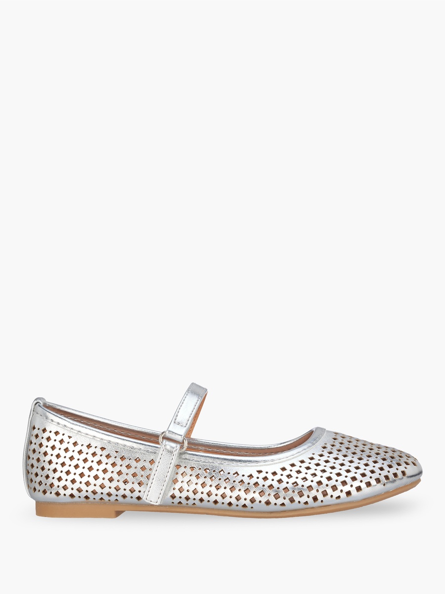 Girls Hook and Loop Ballerina Shoes
