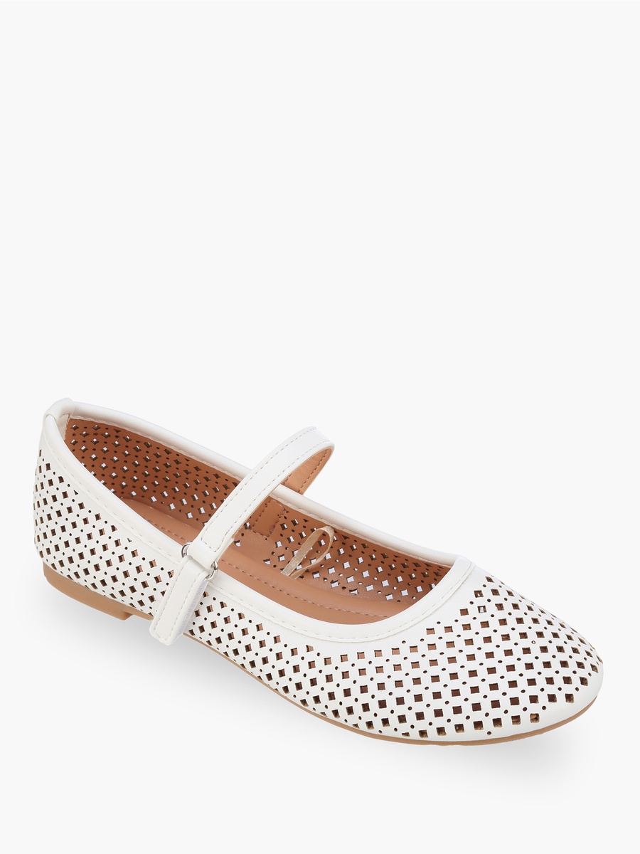 Girls Hook and Loop Ballerina Shoes