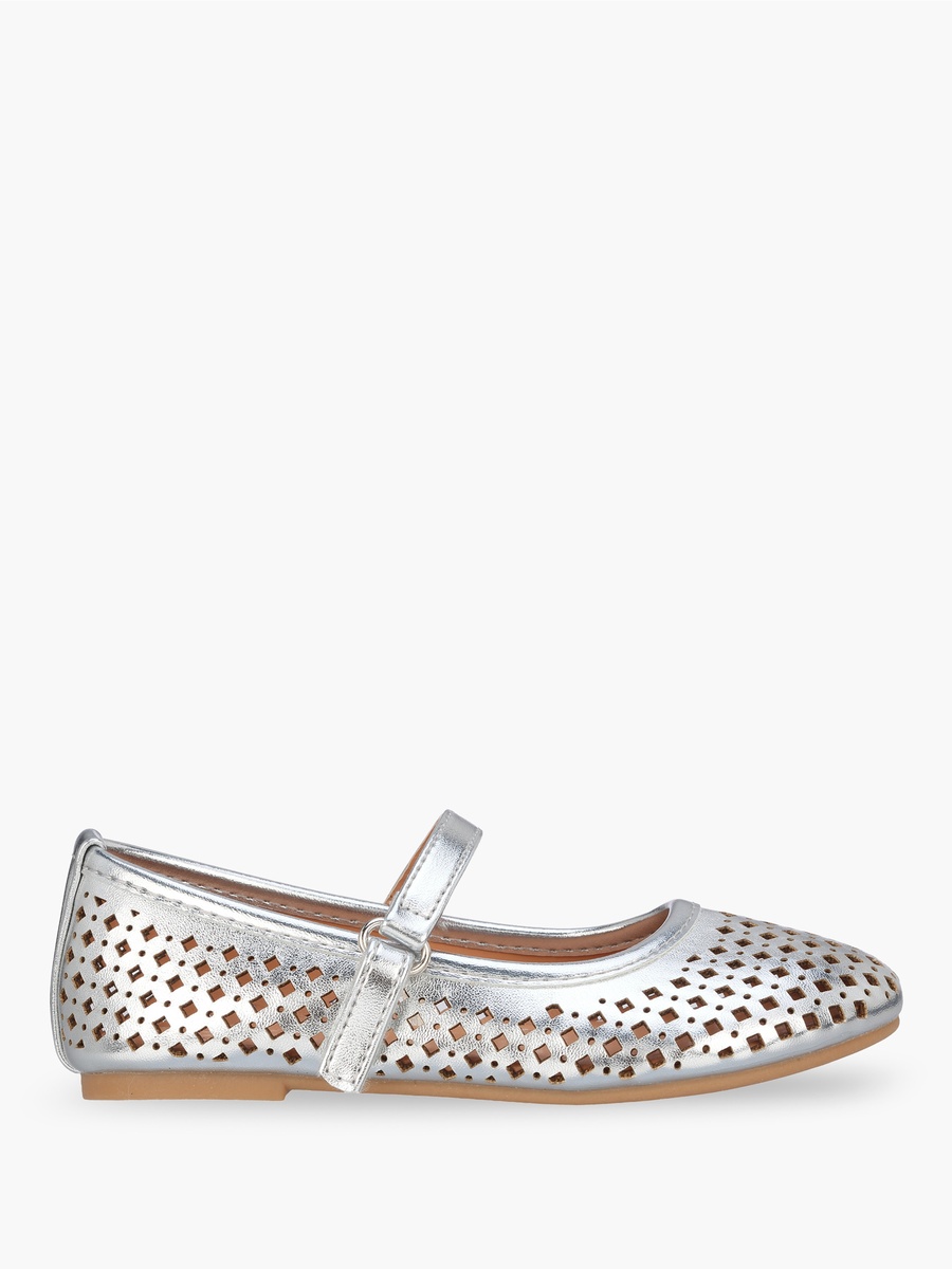 Girls Hook and Loop Ballerina Shoes