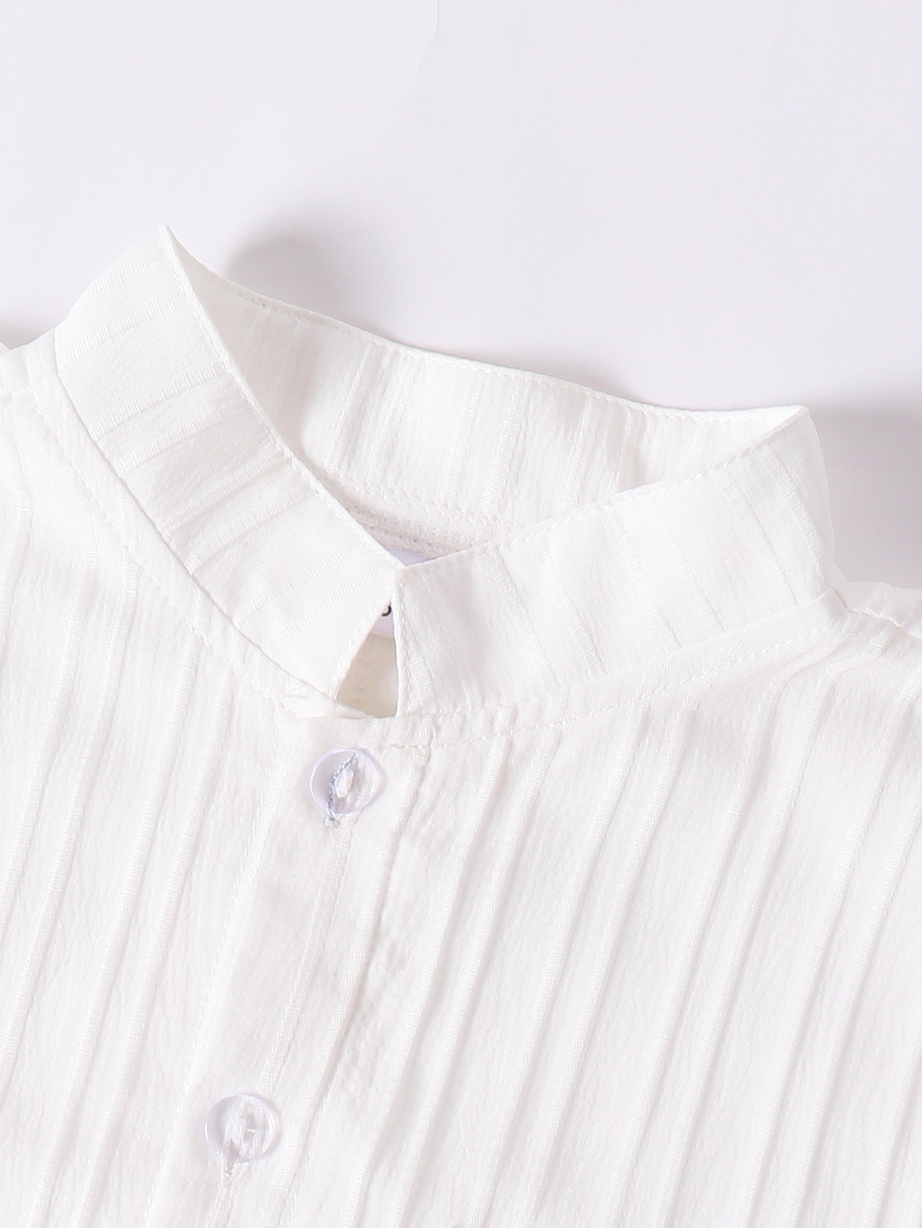 Boys Off-White Short Sleeve Collared Shirt