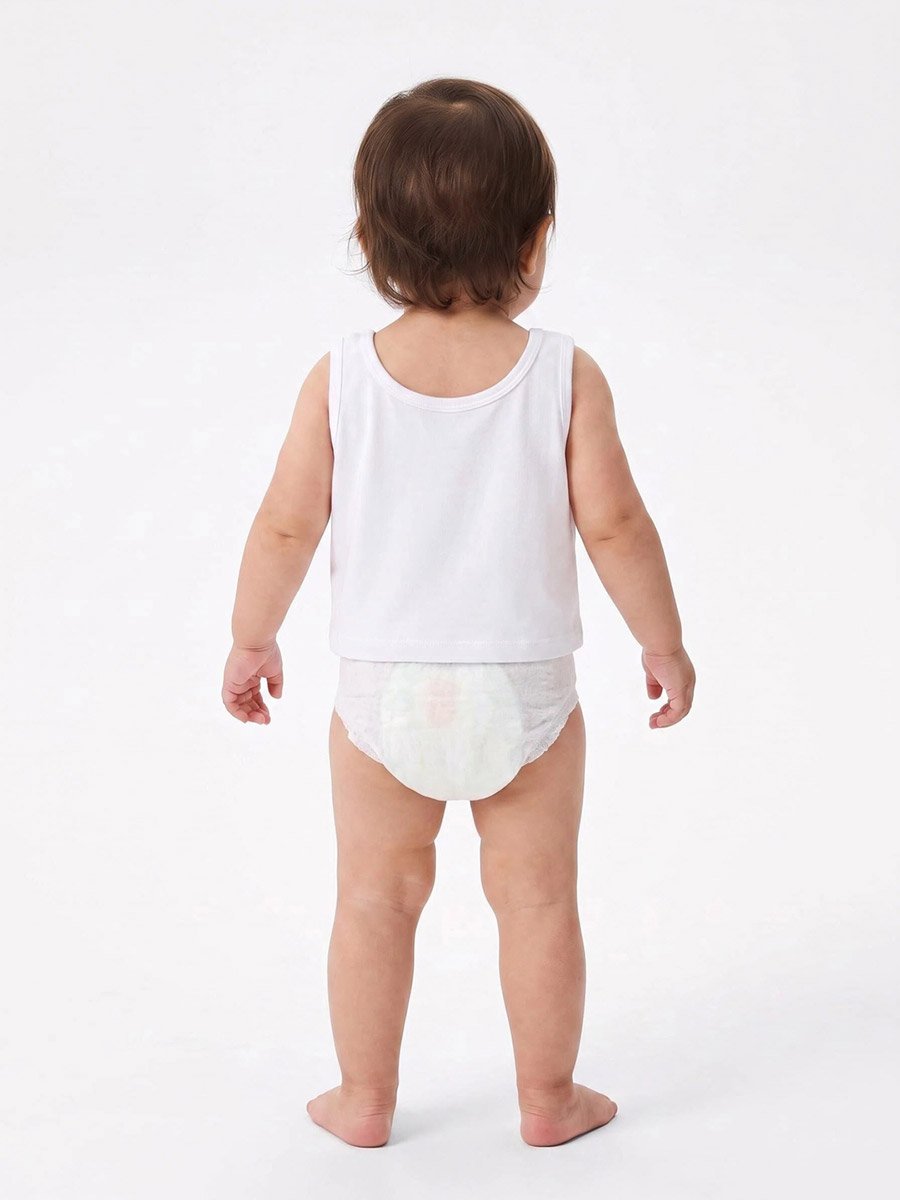 Pack of 5 - Baby Boy Off white Solid Vests