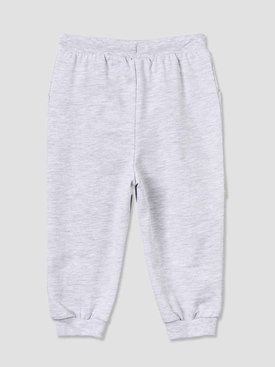 Drawstring Waist Joggers with Solid Design