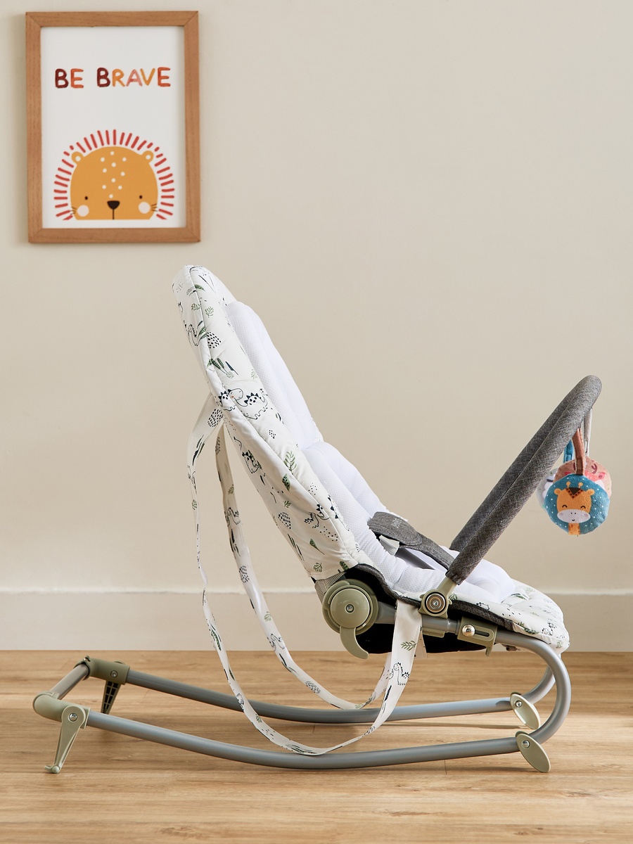 Cloud Print Scoria Baby Rocker