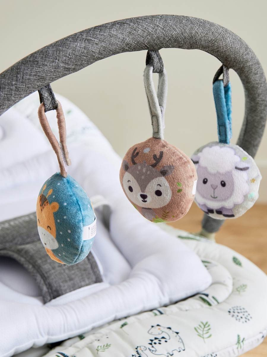 Cloud Print Scoria Baby Rocker