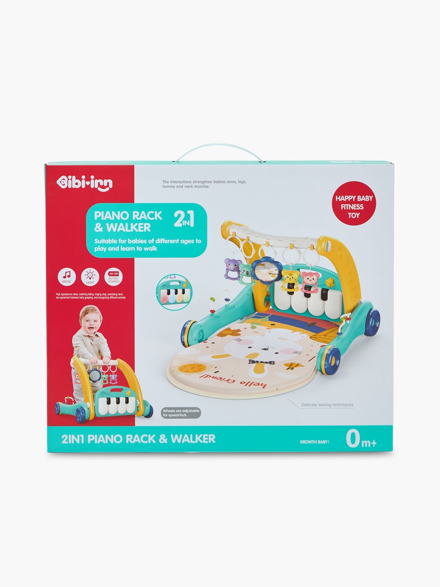 2-in-1 Piano Rack and Baby Walker