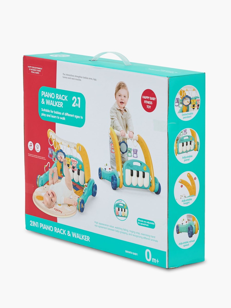 2-in-1 Piano Rack and Baby Walker