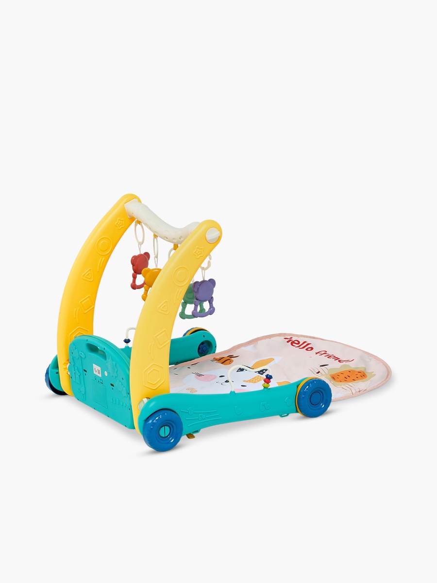 2-in-1 Piano Rack and Baby Walker
