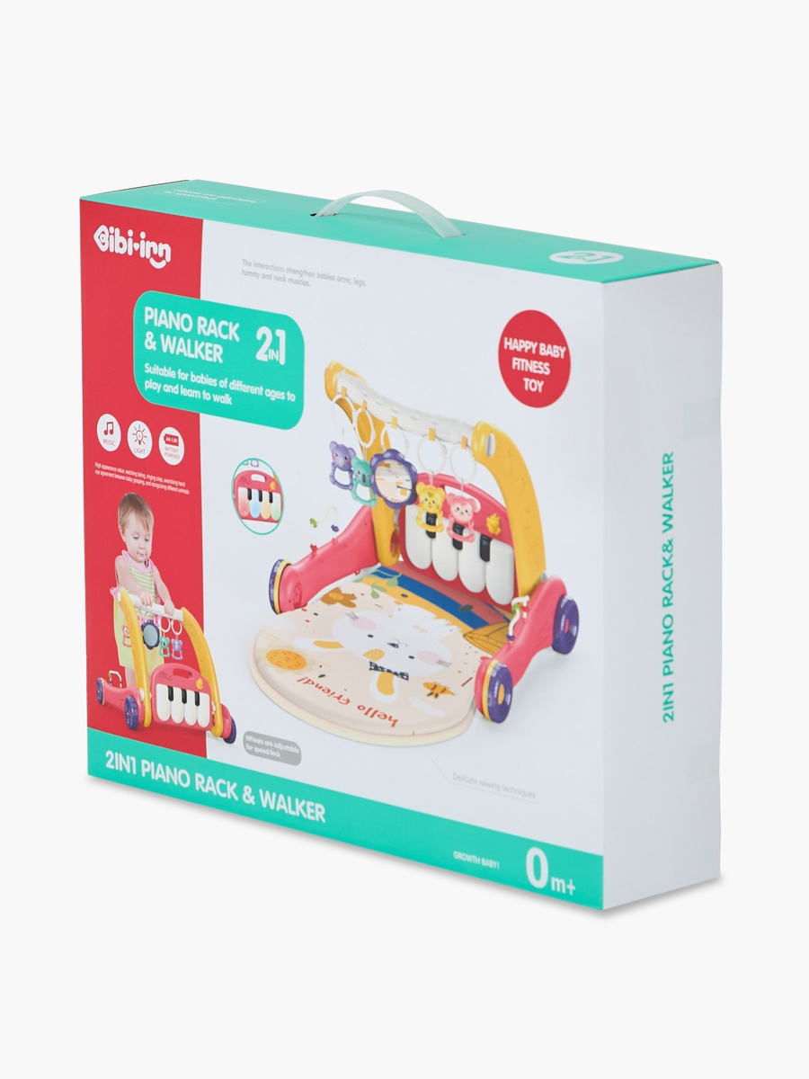 2-in-1 Piano Rack and Baby Walker