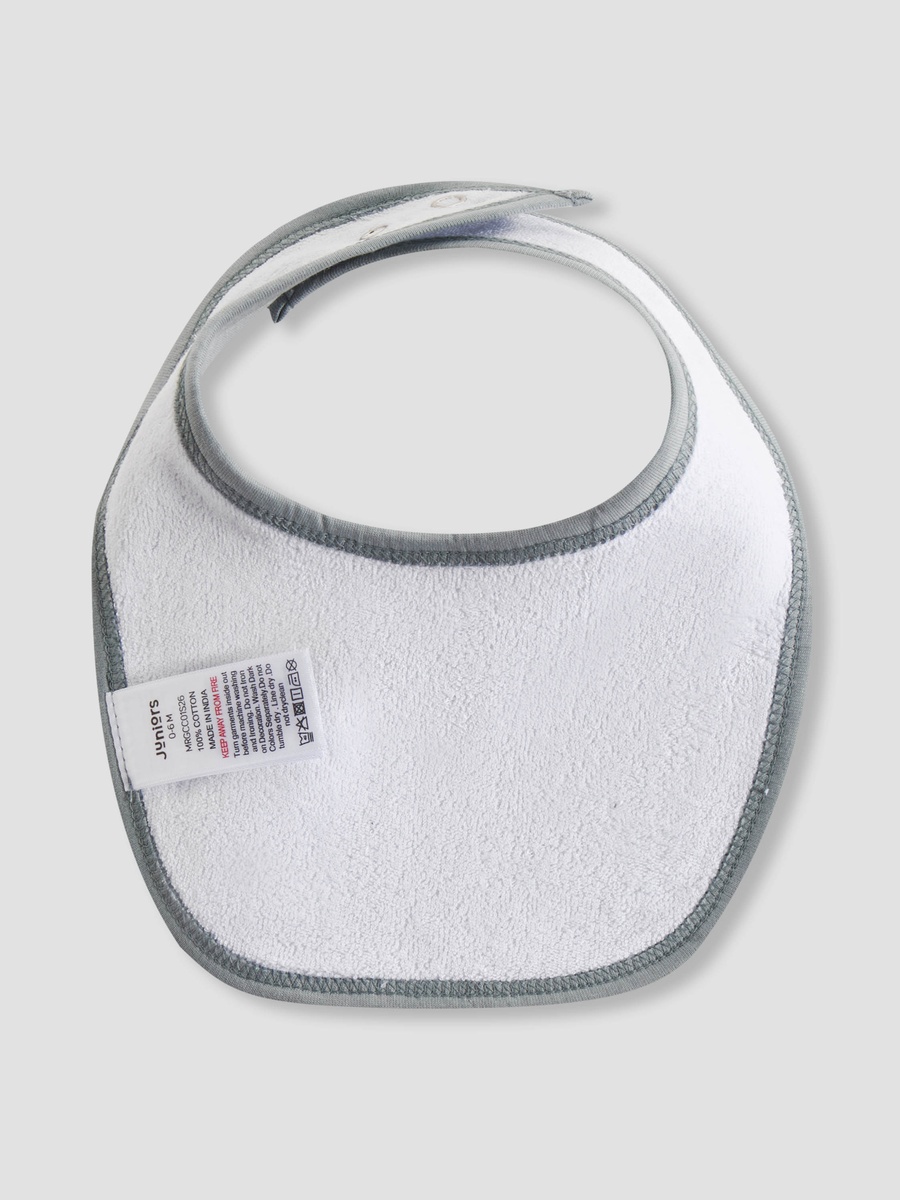 Pack of 5 Baby Bib with Snap Button Closure