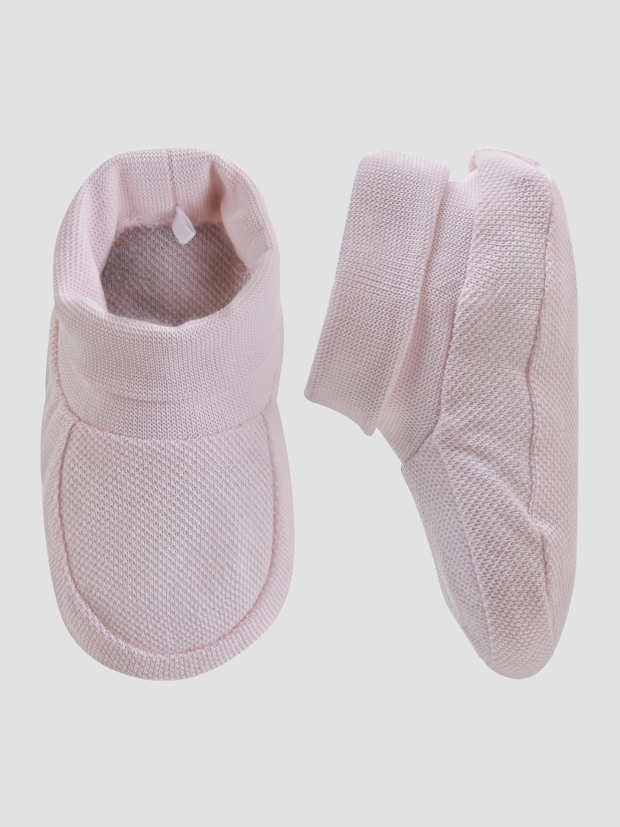 Pack of 2 Textured Booties with Elasticated Cuff