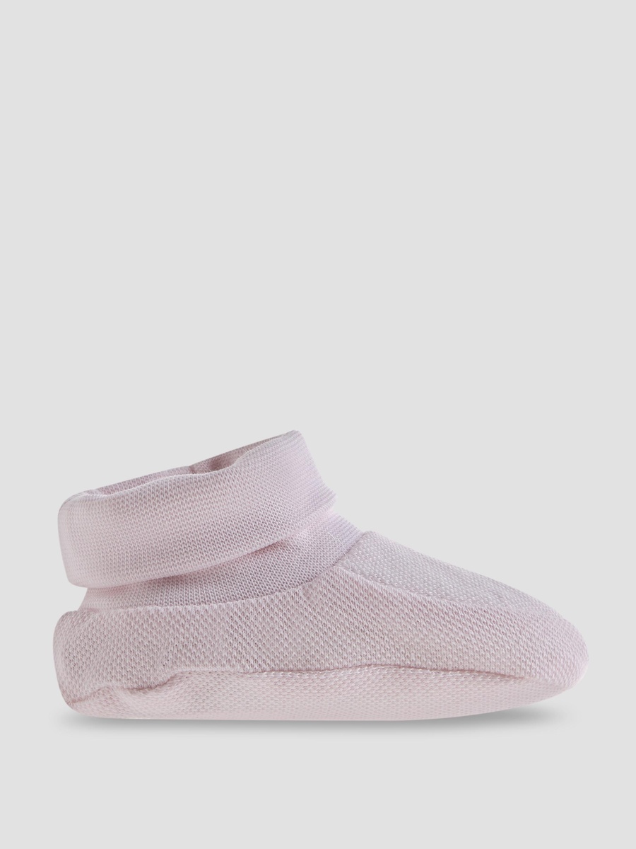 Pack of 2 Textured Booties with Elasticated Cuff