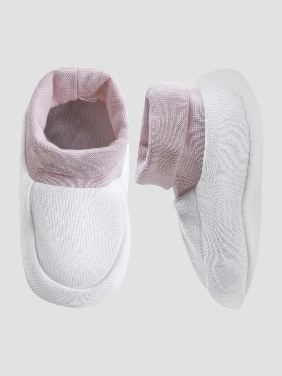 Pack of 2 Textured Booties with Elasticated Cuff