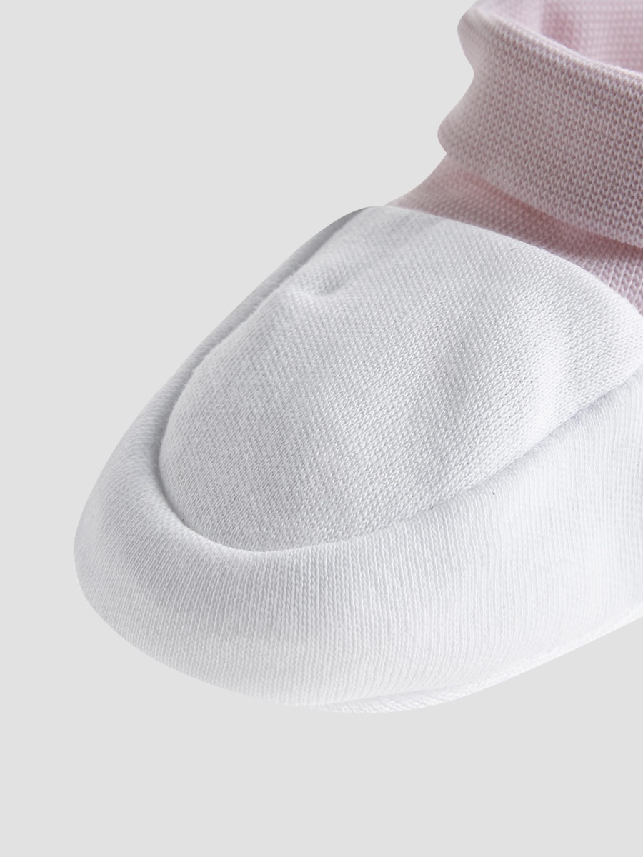 Pack of 2 Textured Booties with Elasticated Cuff