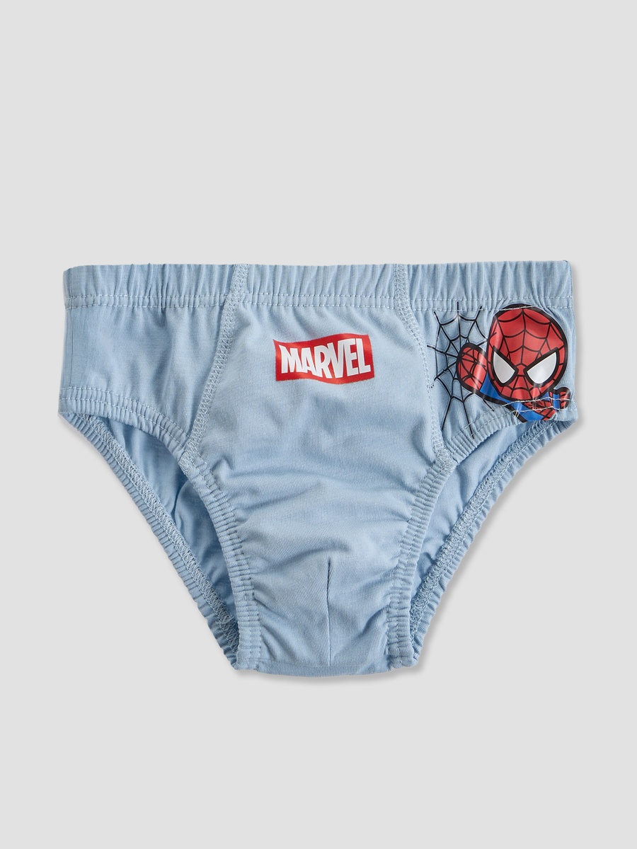 Pack of 3 Cotton Briefs with Avengers Print