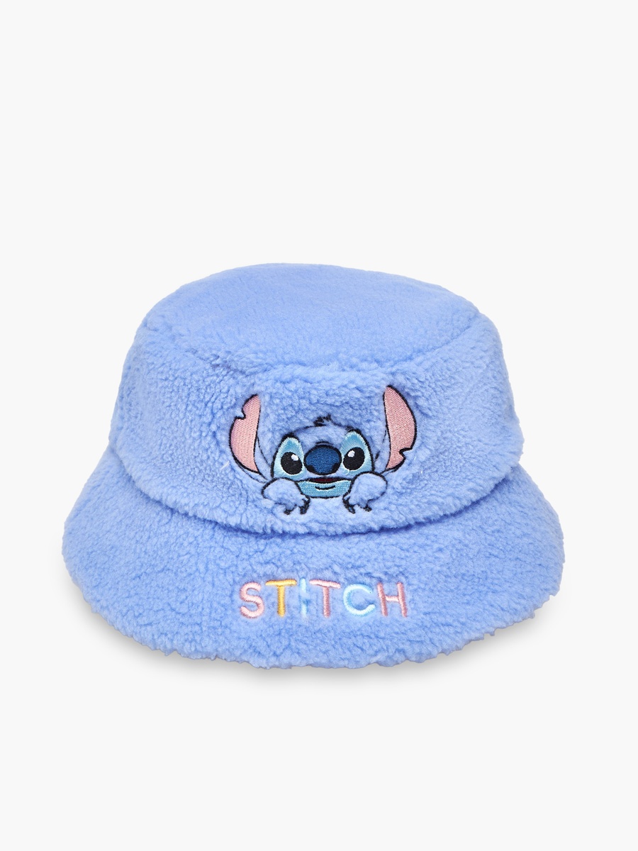 Borg Bucket Hat with Stitch Embroidery