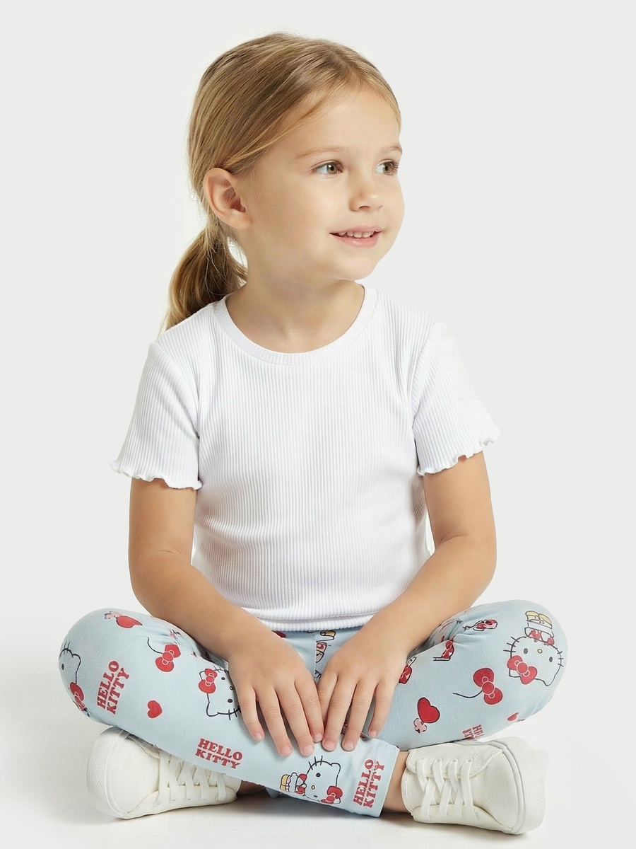 Leggings with Hello Kitty Print