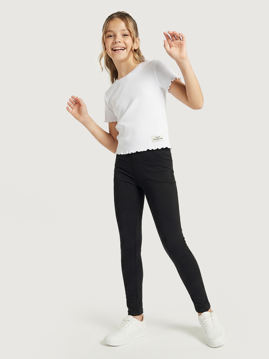 Leggings with Elasticated Waistband