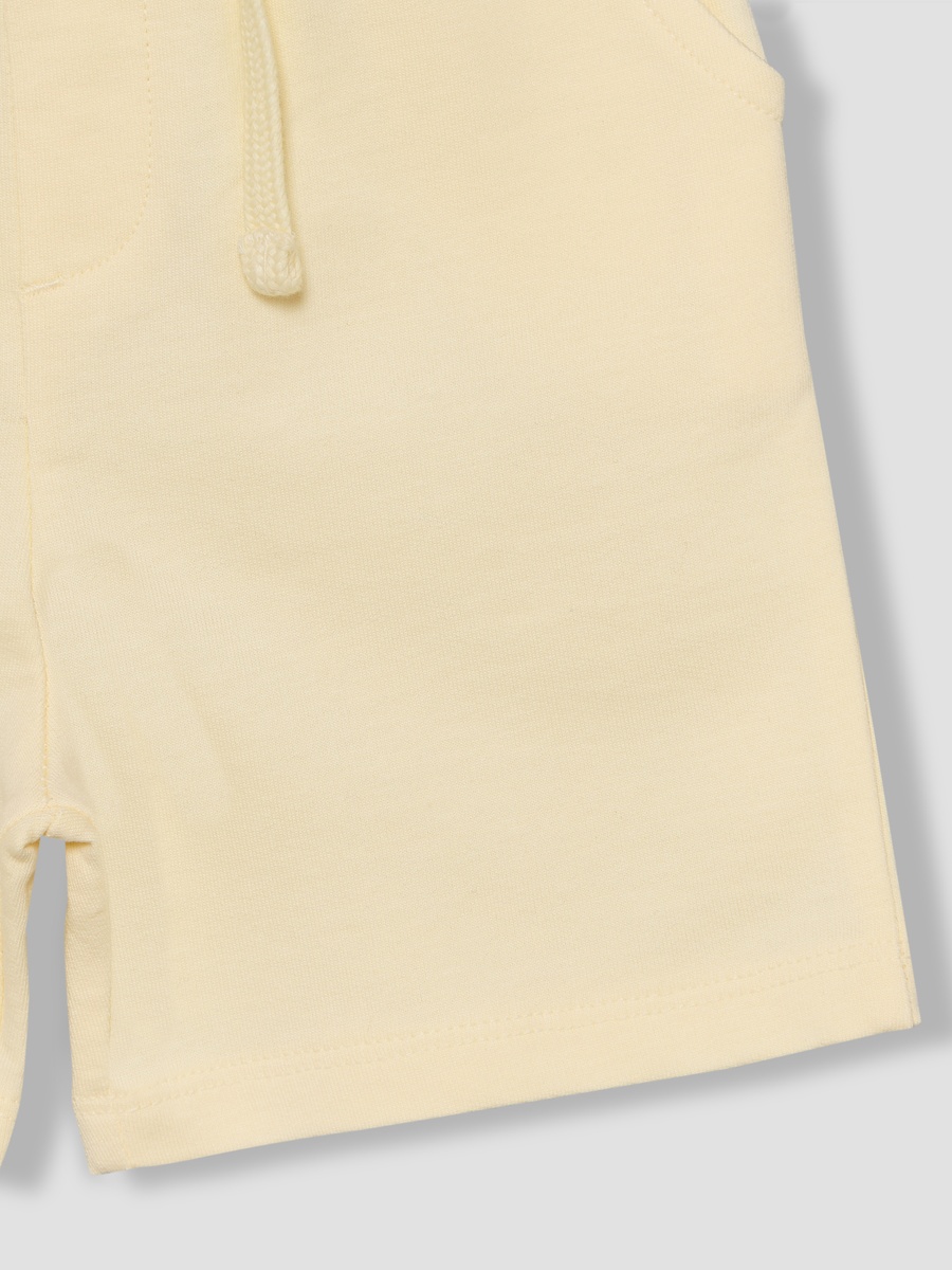 Crew Neck Short Sleeves T-Shirt and Shorts Set with Cocomelon Print
