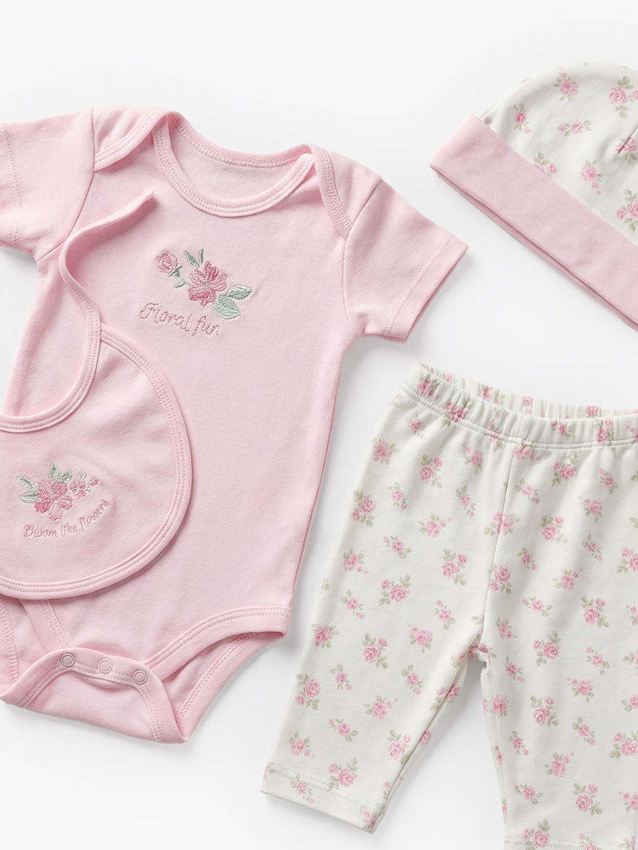 Set of 11 Clothing Gift Set with Floral Print