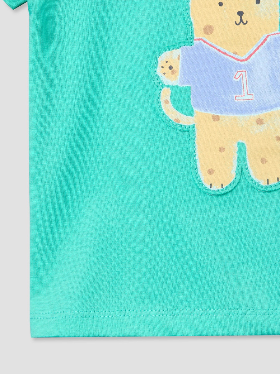 Pack of 3 Short Sleeves T-Shirt with Fun Print