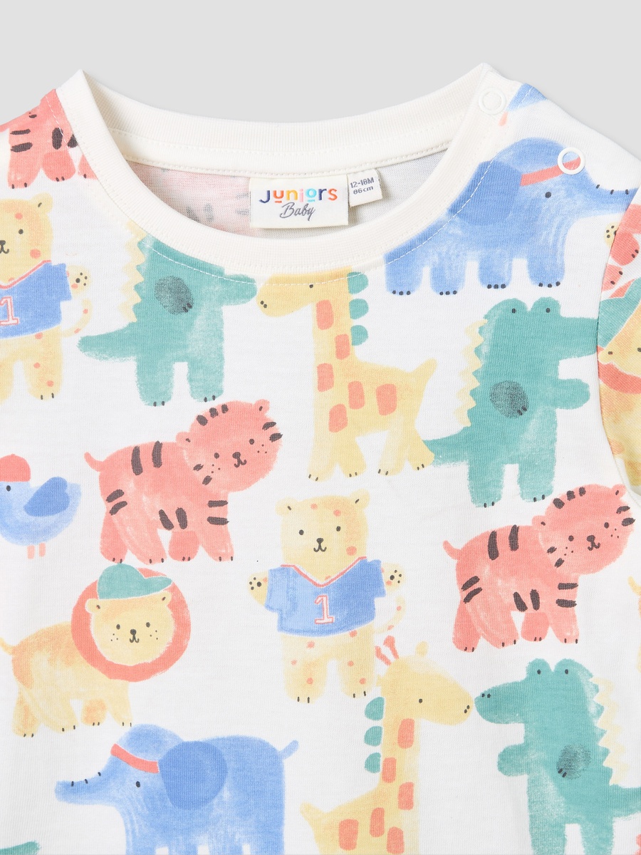 Pack of 3 Short Sleeves T-Shirt with Fun Print
