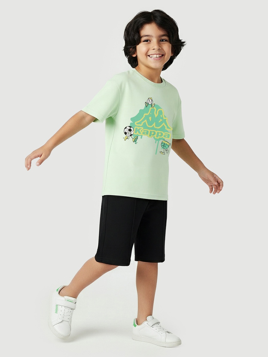 Crew Neck Short Sleeves T-Shirt with Graphic Print