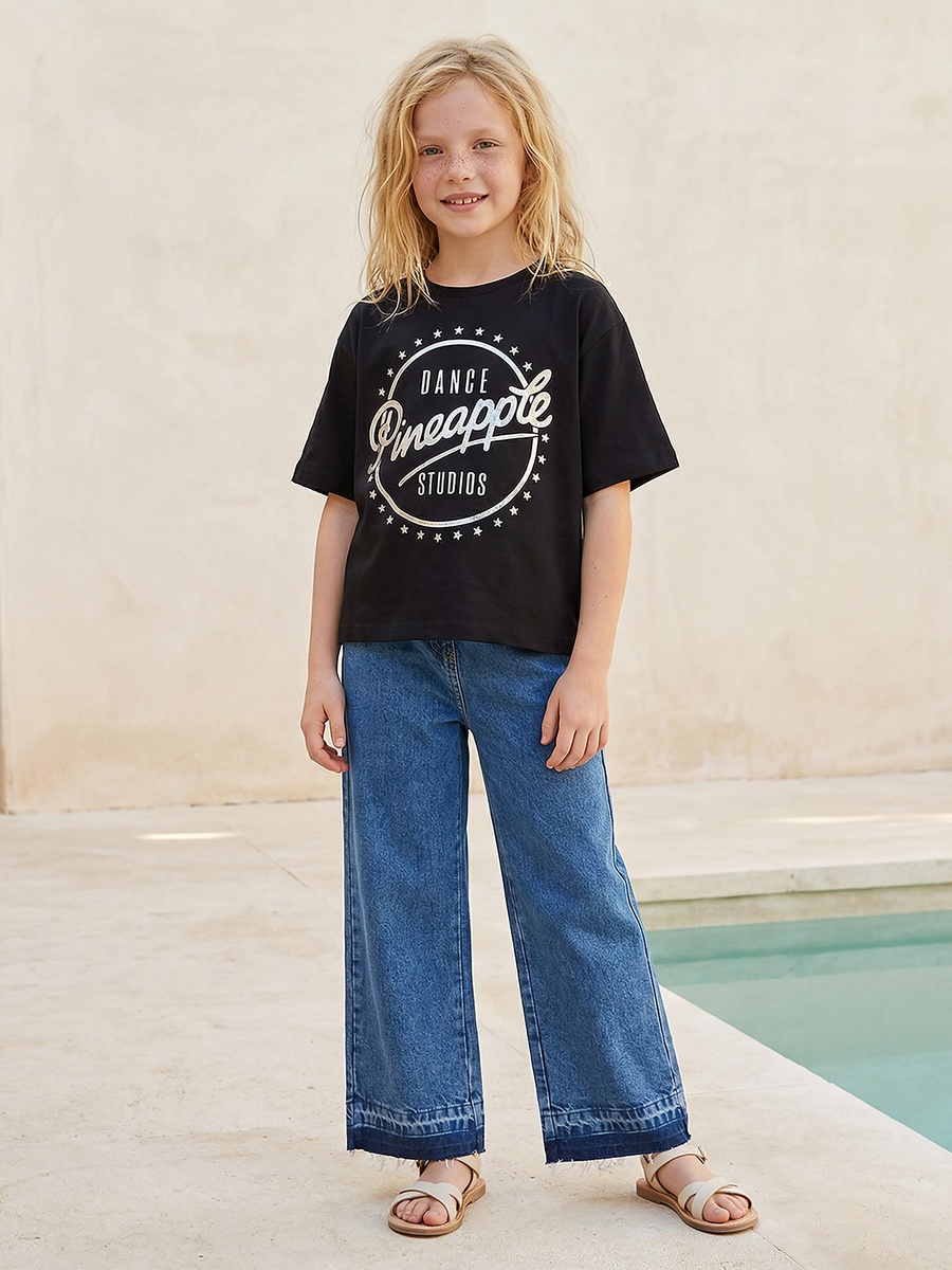Crew Neck Short Sleeves T-Shirt with Graphic Print