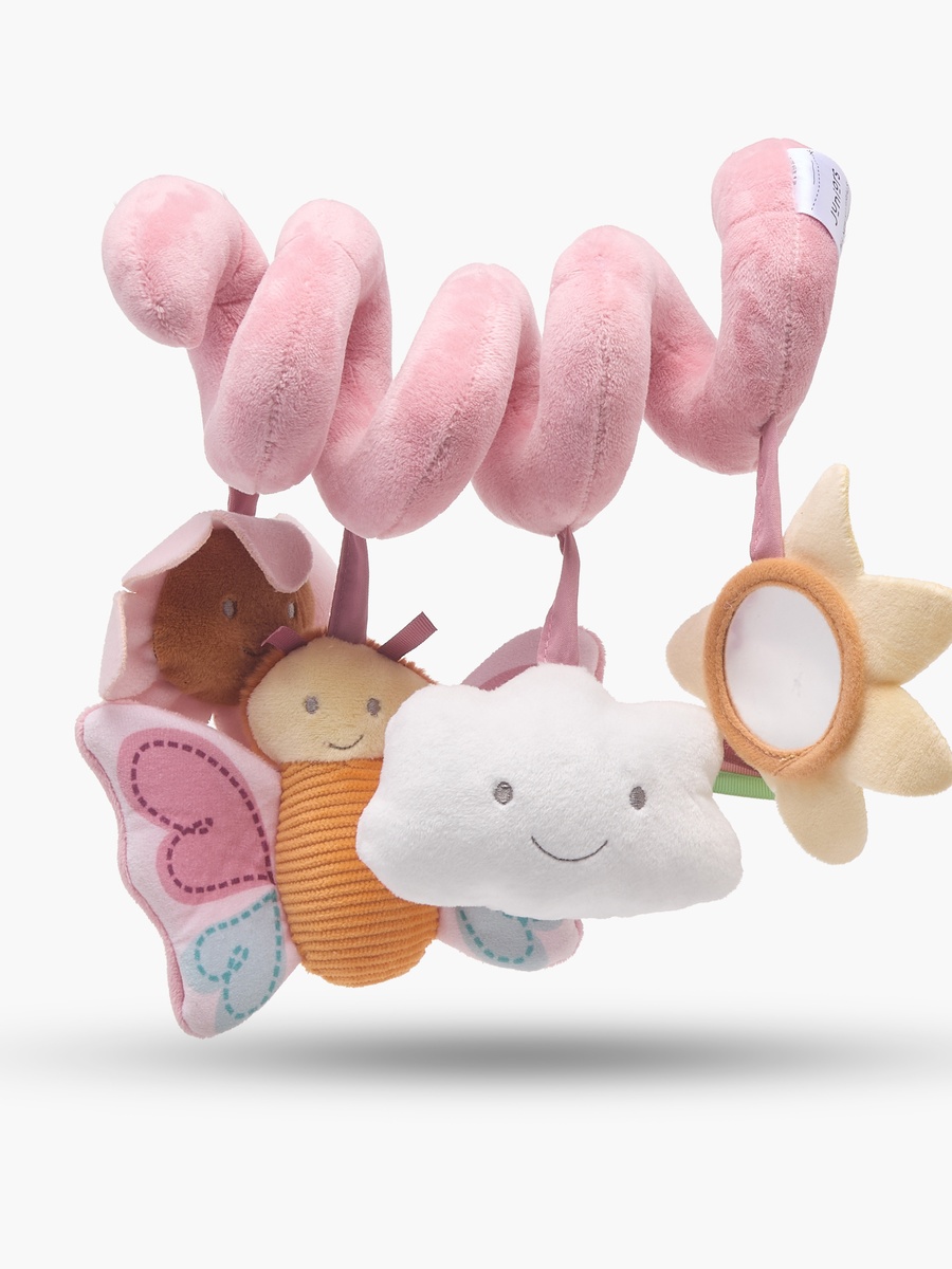 Spiral Travel Activity Toy with Sensory Charms