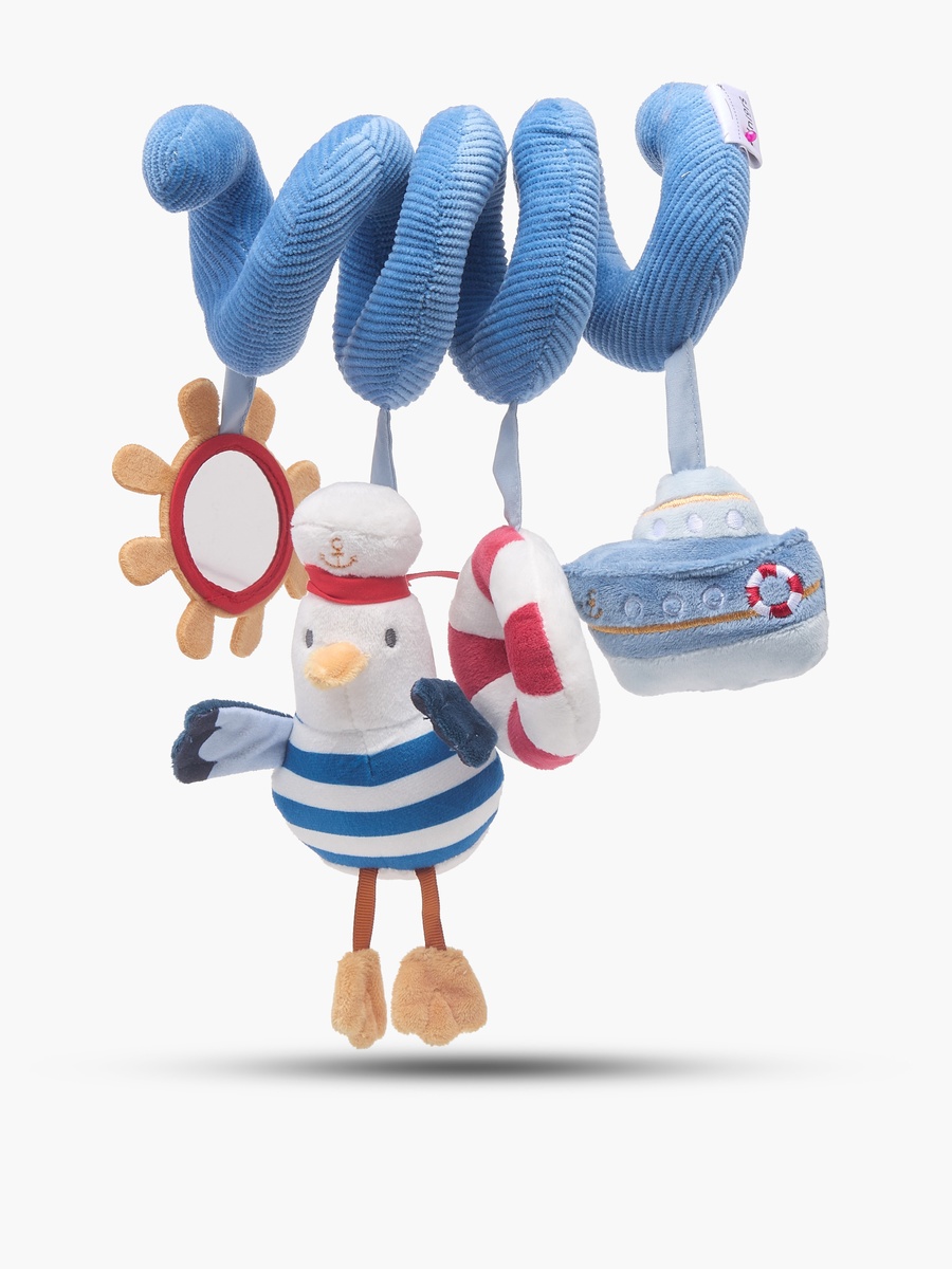Spiral Travel Activity Toy with Sensory Charms
