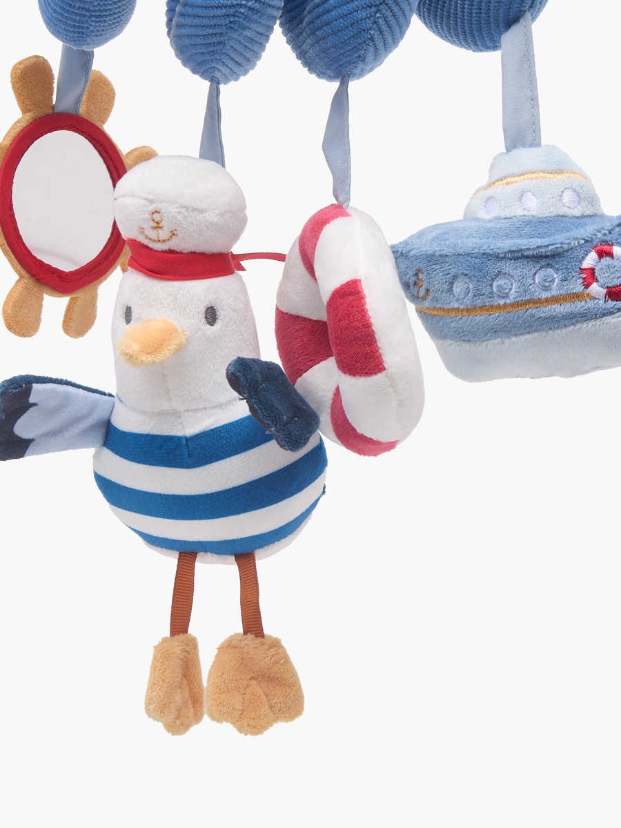 Spiral Travel Activity Toy with Sensory Charms