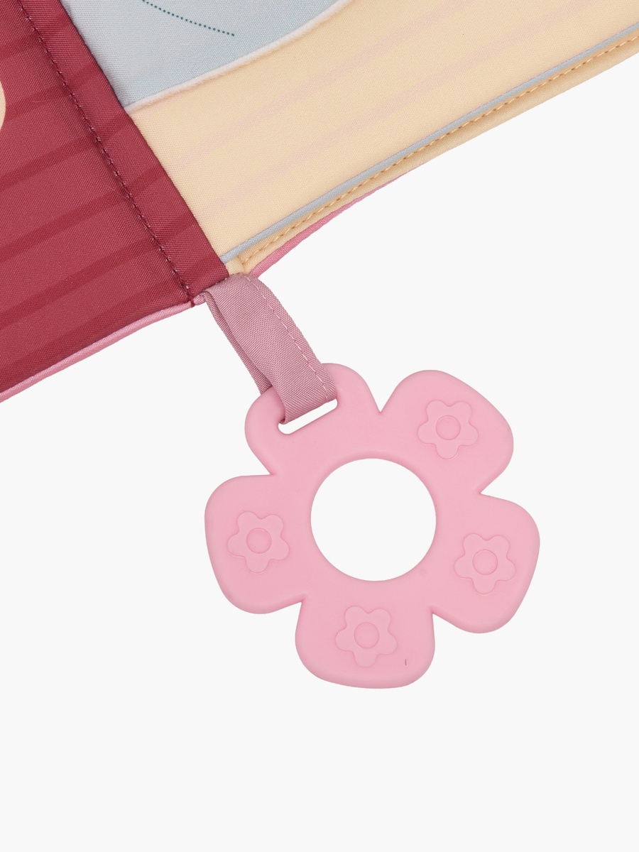 Crinkle Book Stroller Toy with Butterfly Applique