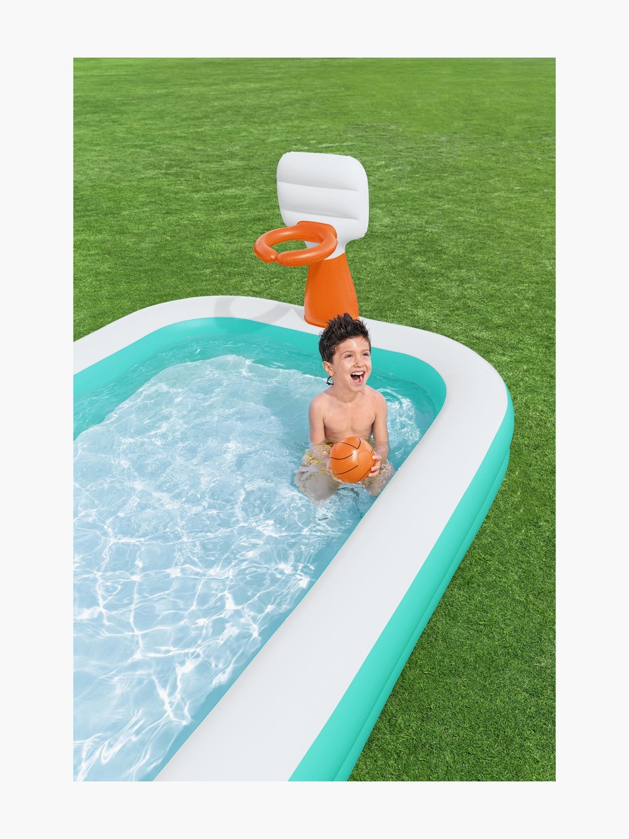 Dunk n Splash Inflatable Family Pool - 251x168x102 cm