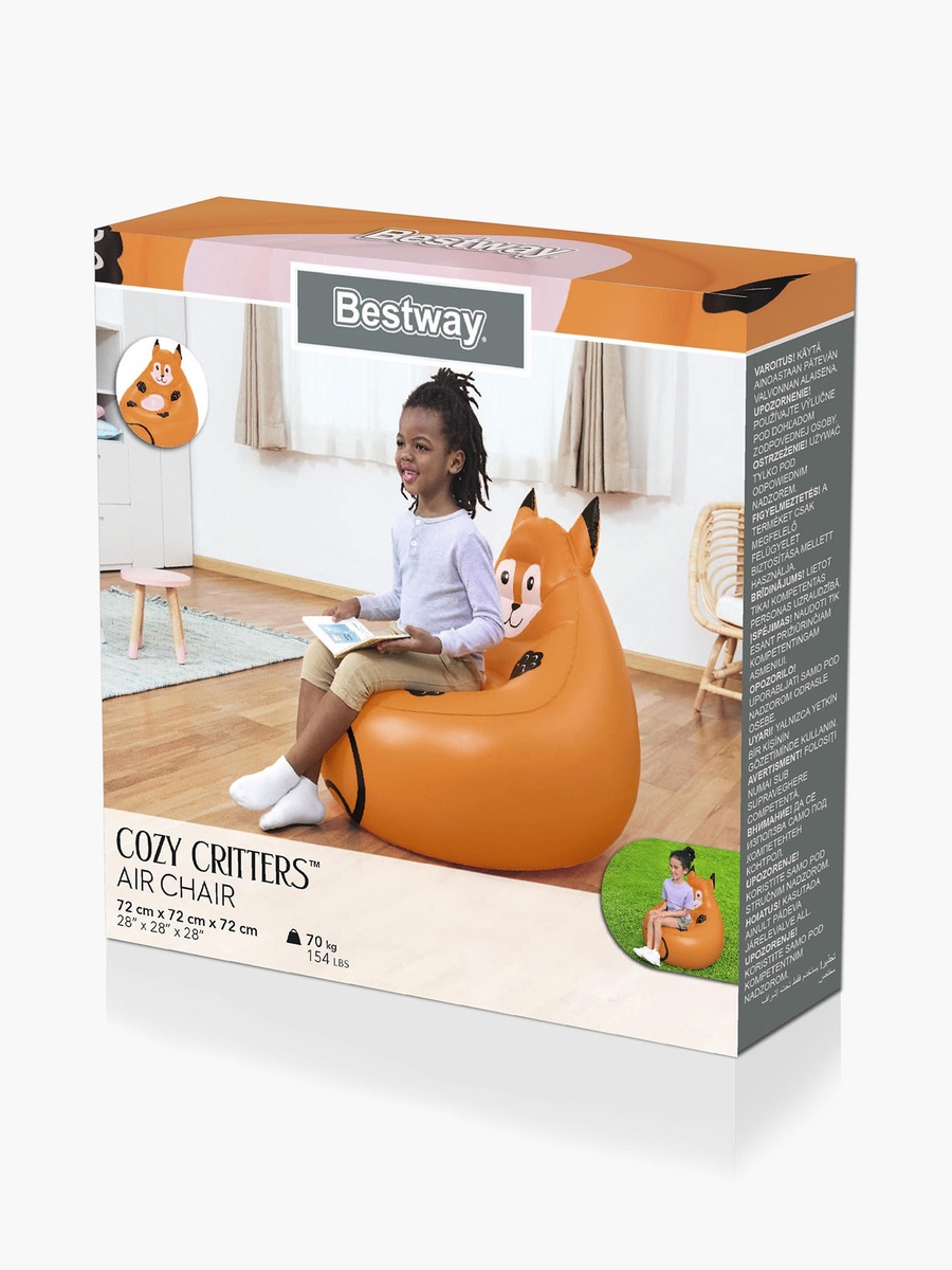 Cosy Critters Air Chair with Applique Detail