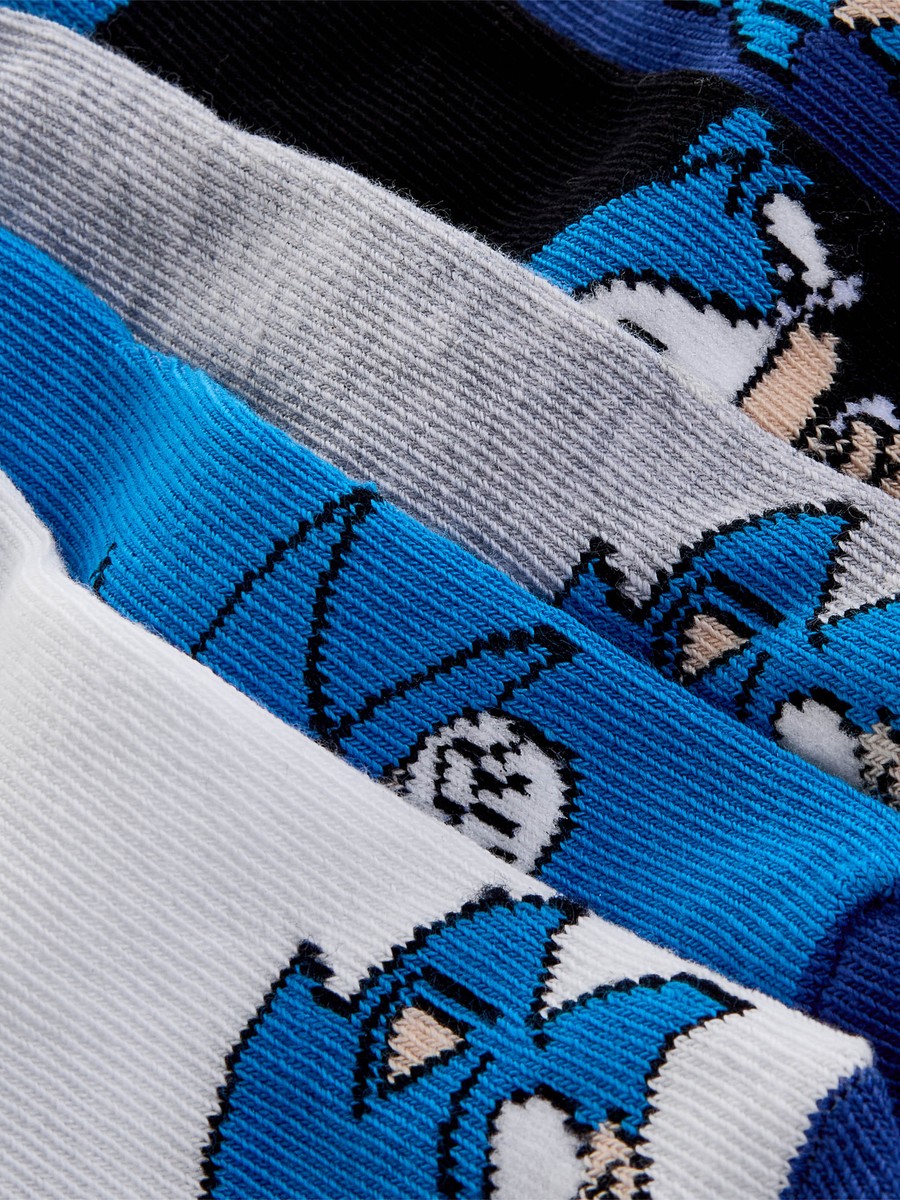 Pack of 5 Sonic Print Socks