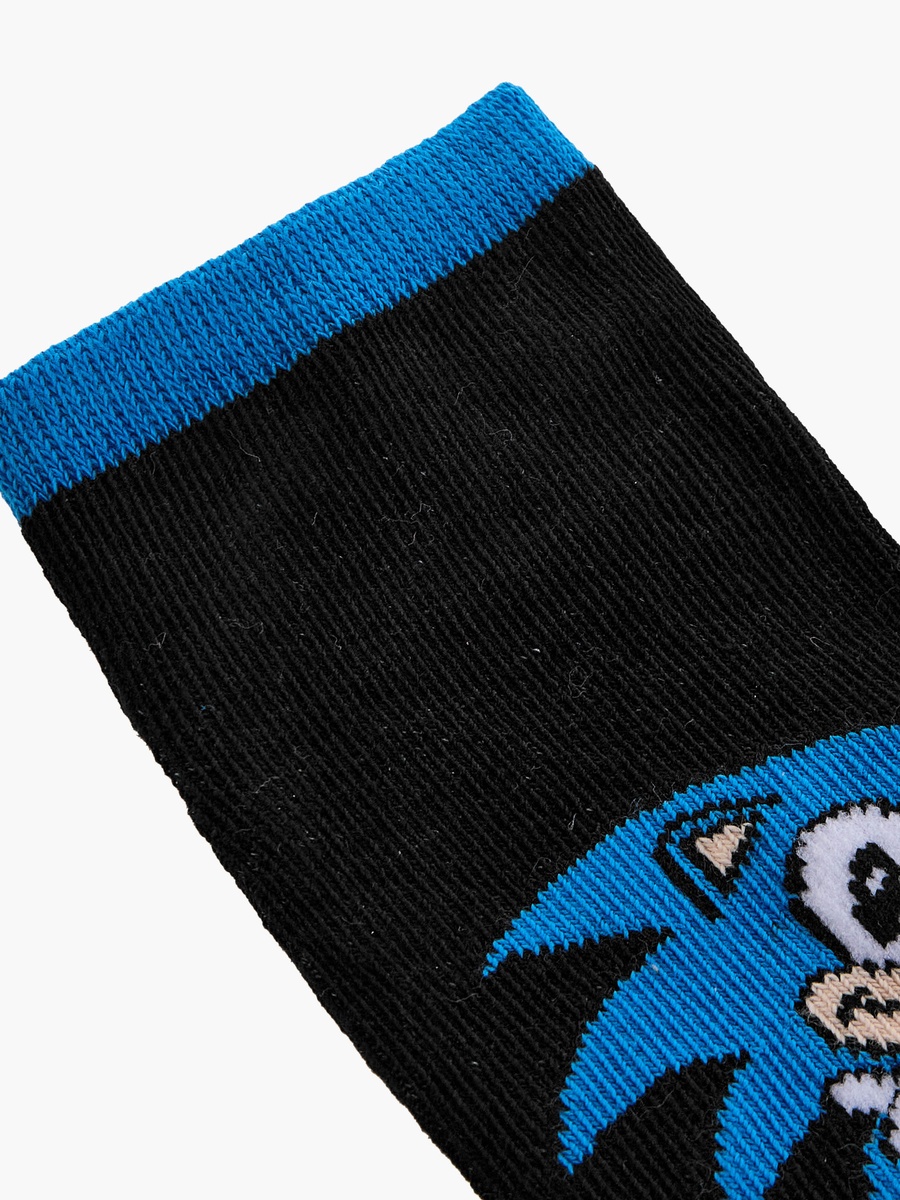 Pack of 5 Sonic Print Socks