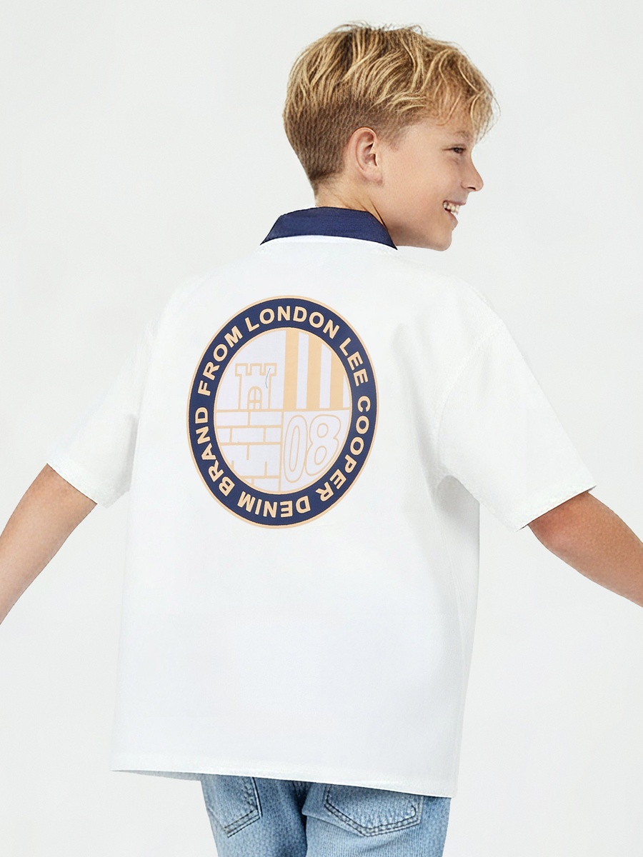 Short Sleeves Shirt with Graphic Print