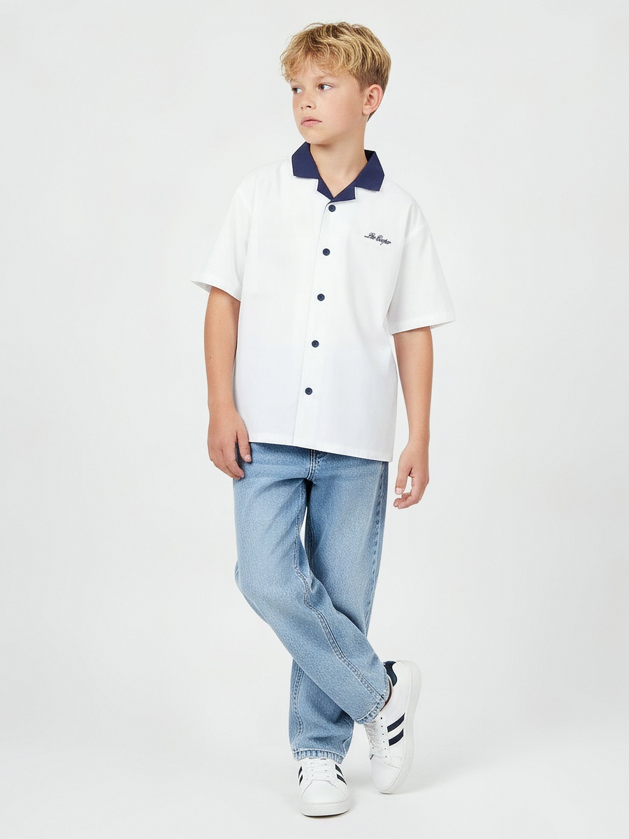 Short Sleeves Shirt with Graphic Print
