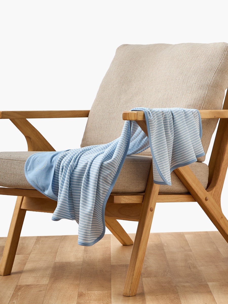 Receiving Blanket with Stripes