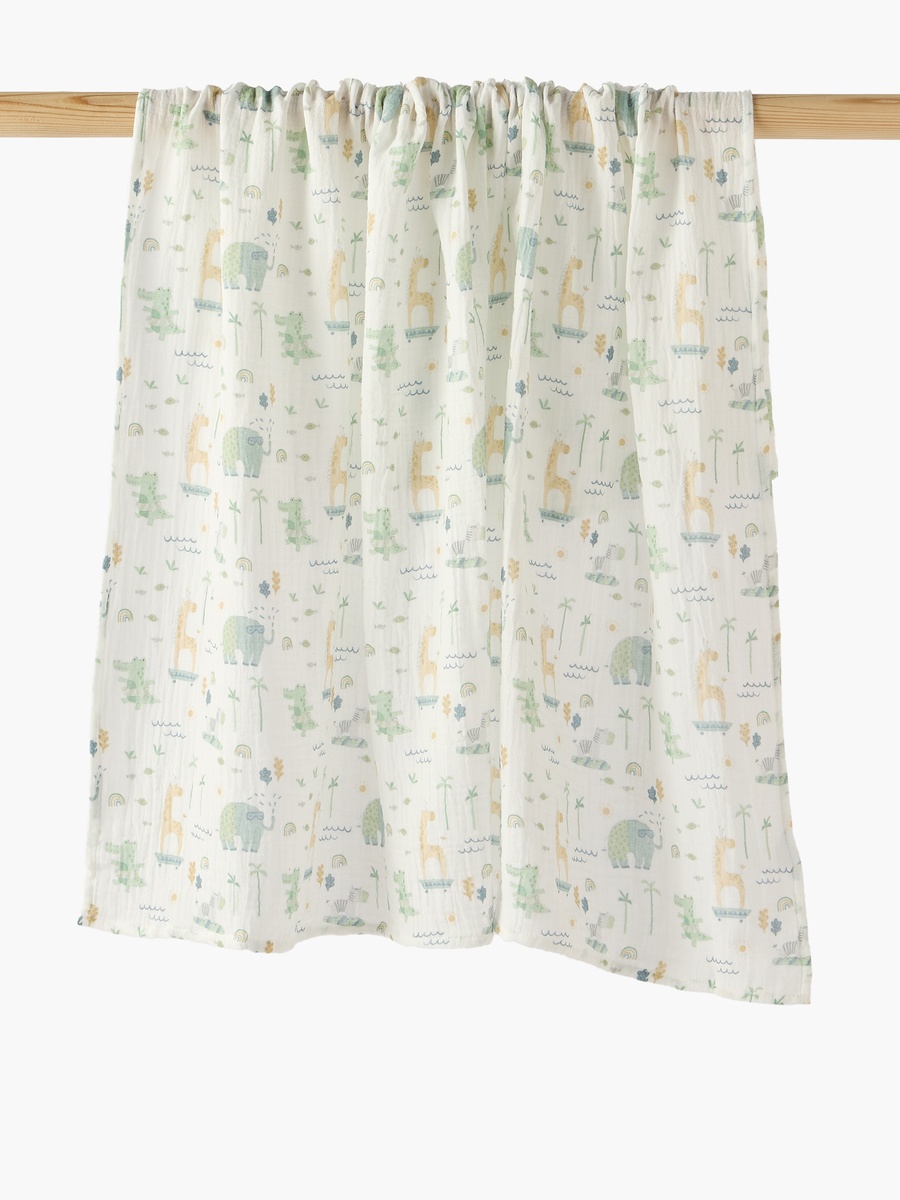 Receiving Blanket with Print, 80x100 cm