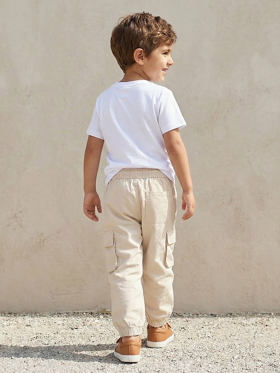 Trousers with Pockets and Drawstring Waist