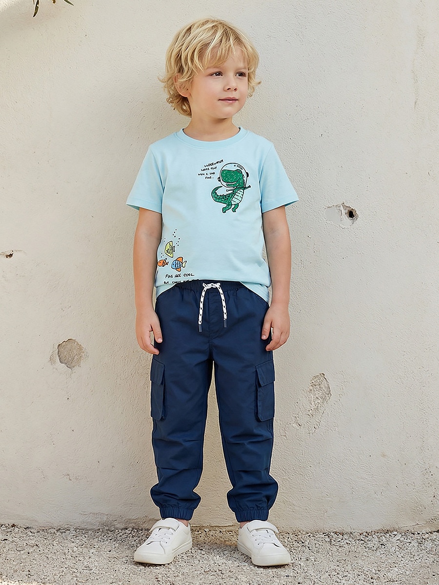 Trousers with Pockets and Drawstring Waist