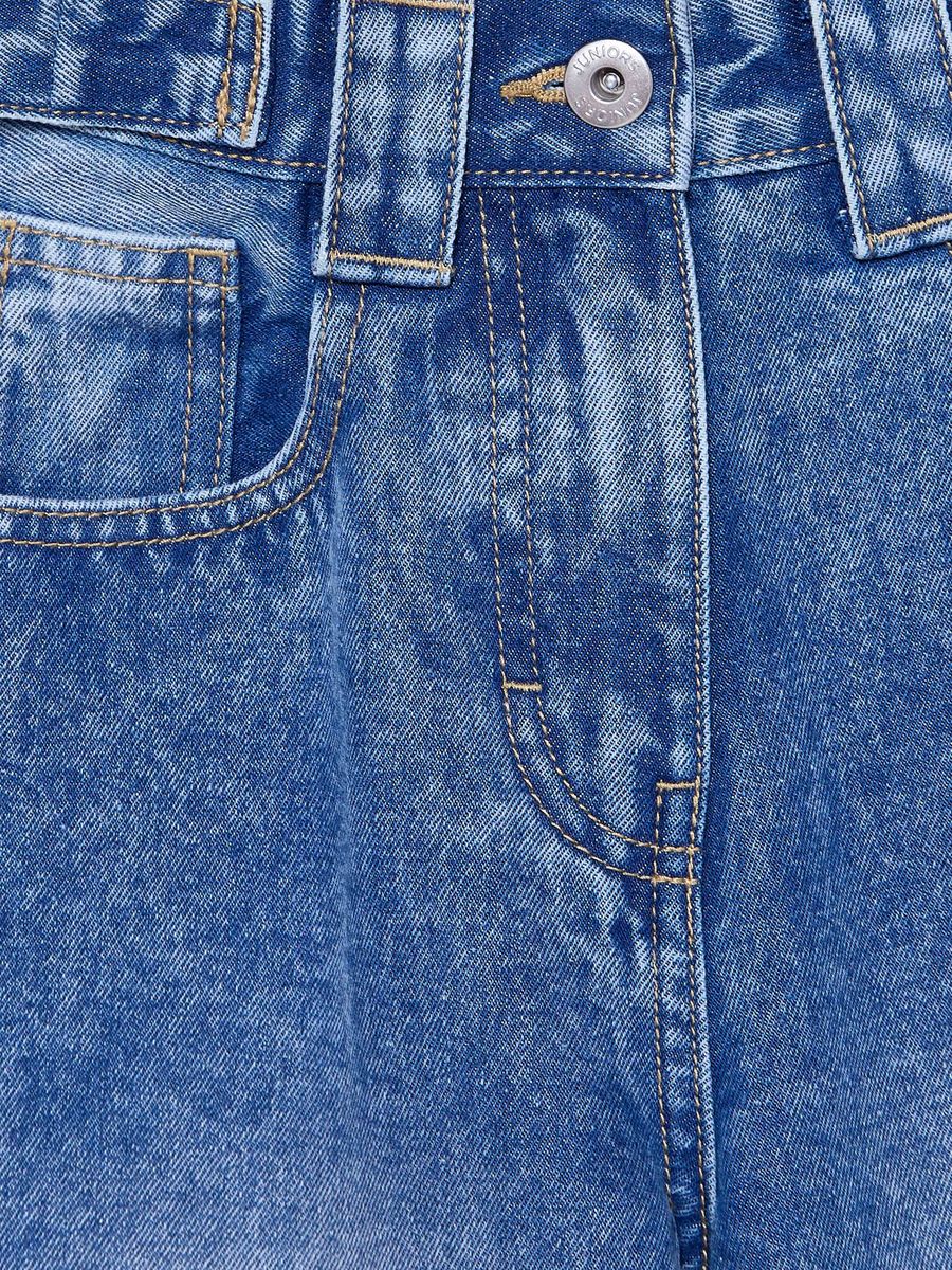 Mid Rise Cargo Jeans with Pockets