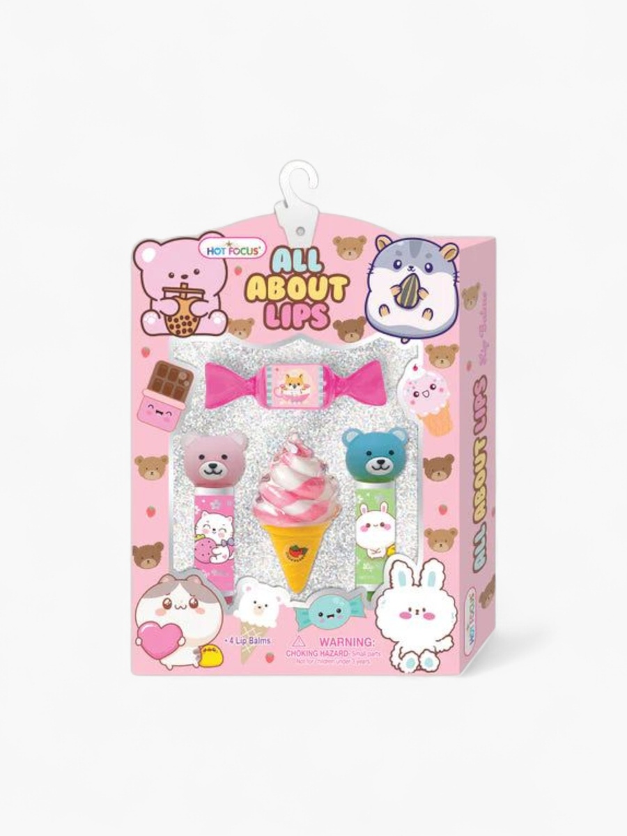 All About Lips 4-Piece Lip Balm Playset