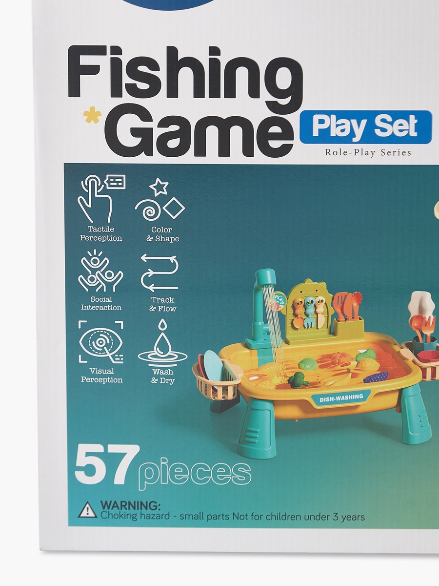 57-Piece Fishing Game Play Set