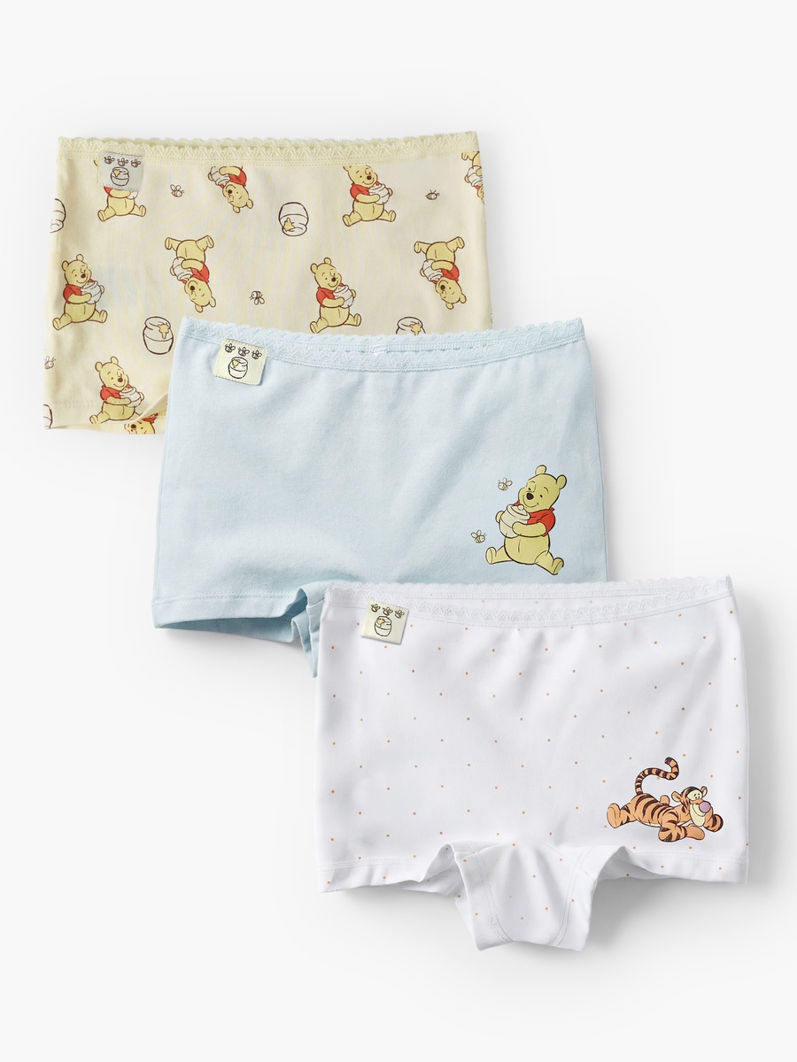 Pack of 3 Boxer Briefs with Winnie the Pooh and Tigger Print