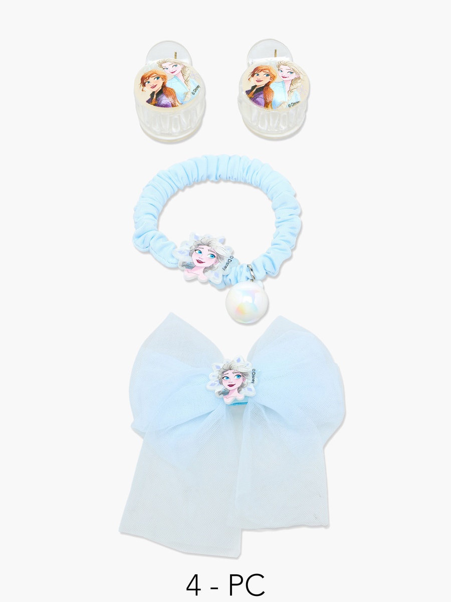 Set of 4 Hair Accessories with Frozen Print