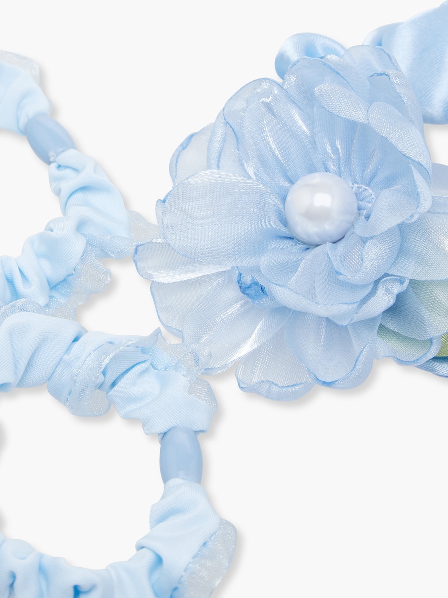 Pack of 3 Scrunchie with Pearl Accent