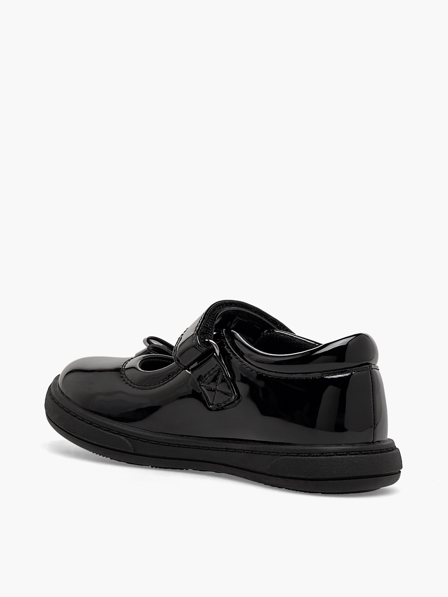 Girls Hook and Loop School Shoes