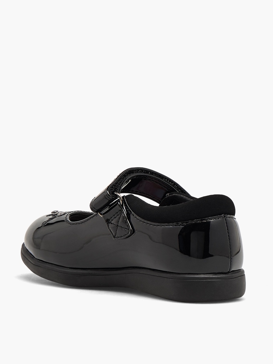 Girls Hook and Loop School Shoes