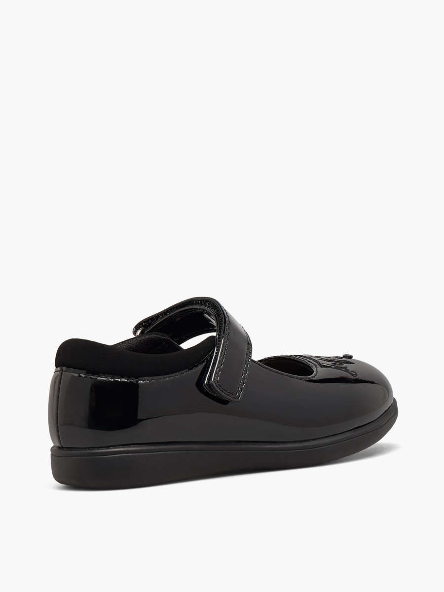 Girls Hook and Loop School Shoes